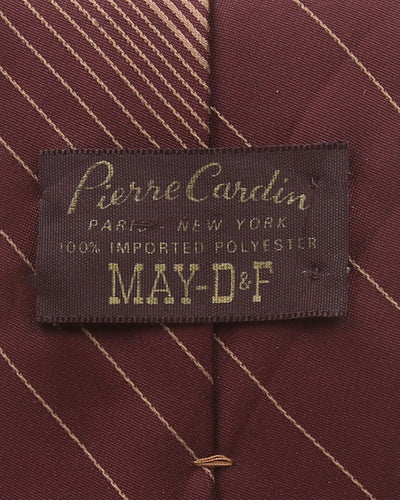 Vintage 80s Pierre Cardin striped tie