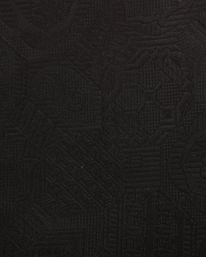 Vintage 70s Beefeater monochrome patterned silk tie