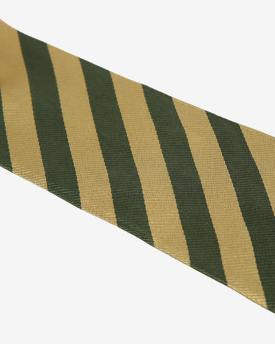 Hugo Boss Green / Yellow Repeat Pattern Silk Tie