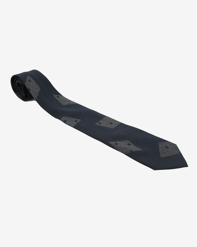 Armani Navy Pattern Tie