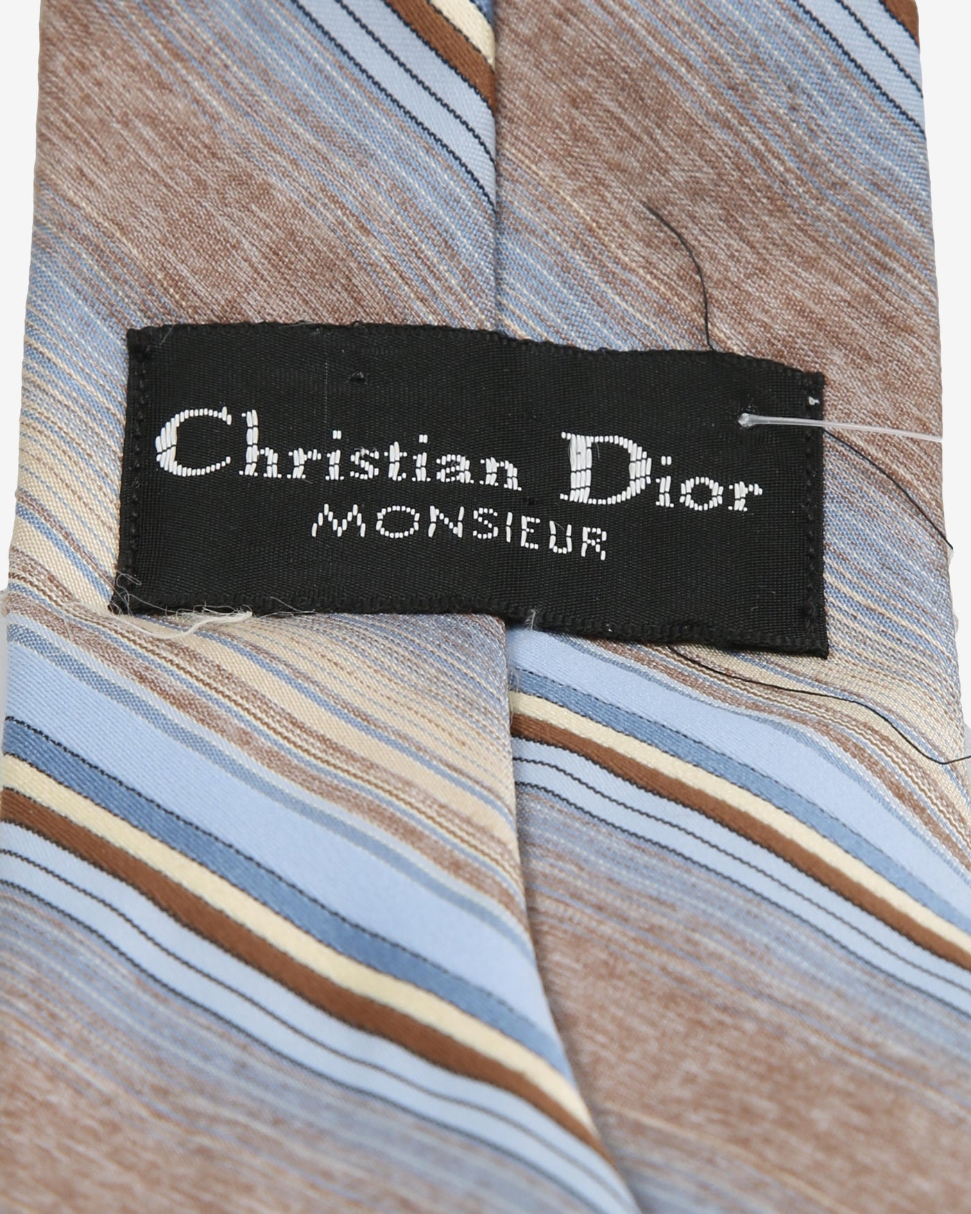 Vintage Christian Dior Striped Patterned Tie