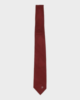 Vintage 90s Pierre Cardin Burgundy Silk Tie