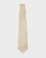 Vintage 90s Dunhill Yellow Patterned Silk Tie