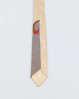 Vintage 30s / 40s Cream Patterned Tie