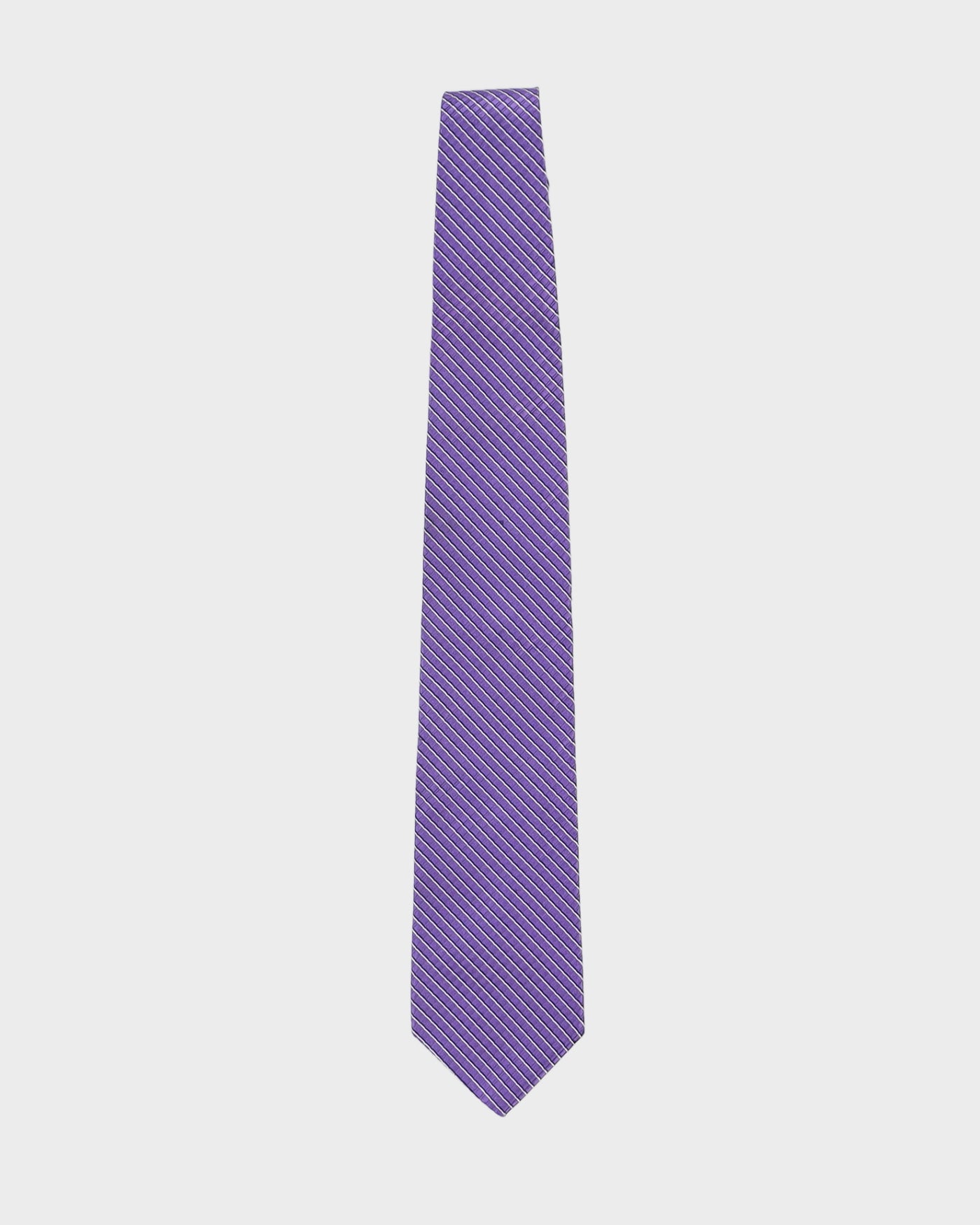 Brooks Brothers Purple Patterned Silk Tie