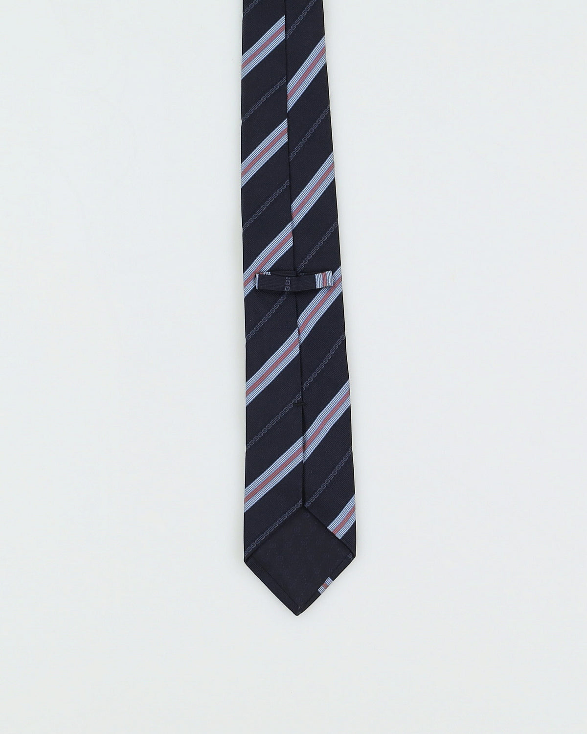 Gucci Blue Striped Silk Tie