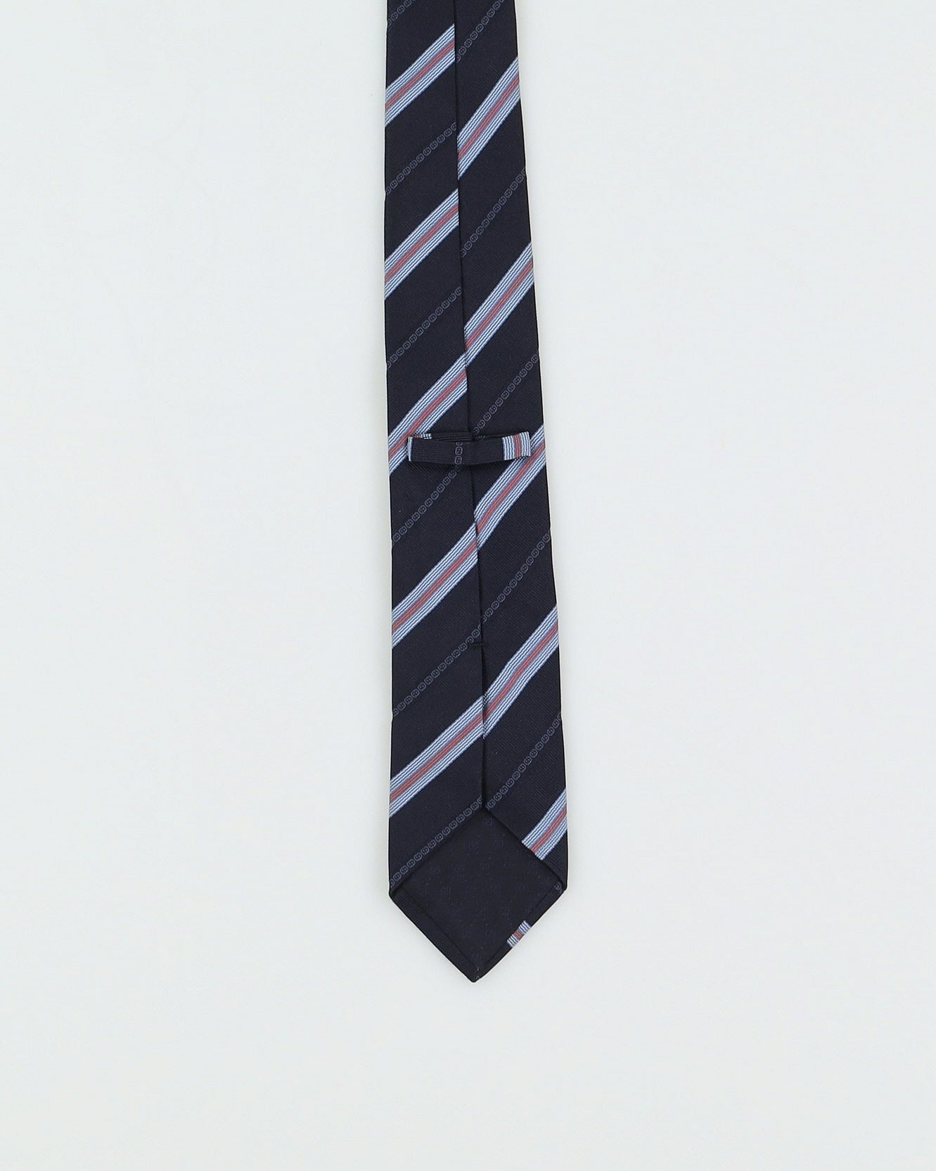 Gucci Blue Striped Silk Tie