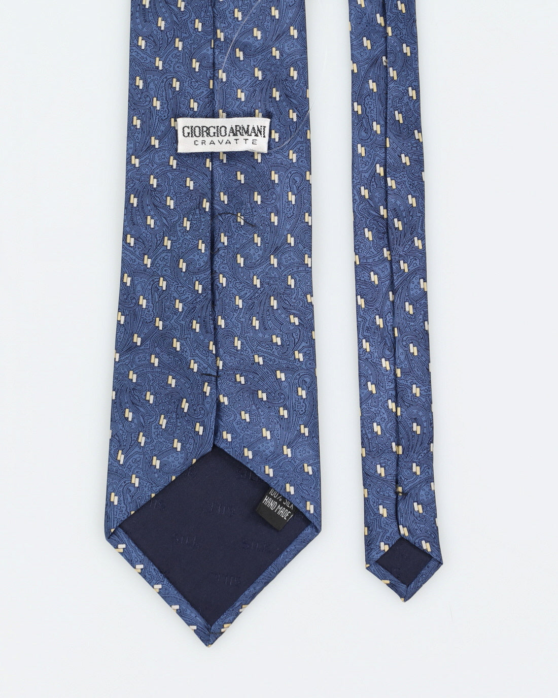 Giorgio Armani Blue Patterned Tie