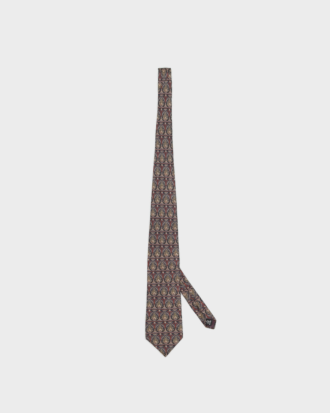 Christian Dior Blue Patterned Tie