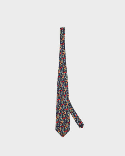 Burberrys' Blue Teddy Patterned Tie