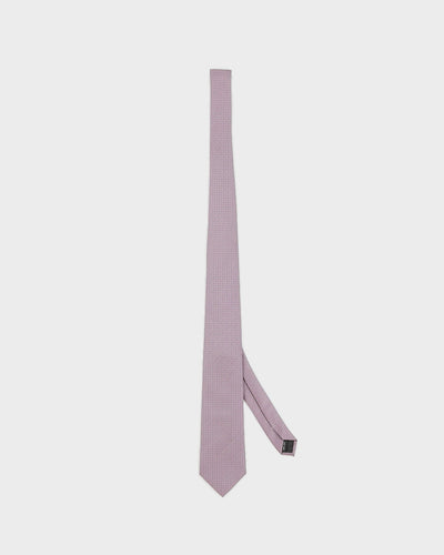 Men's Pink Pattern Hermes Tie