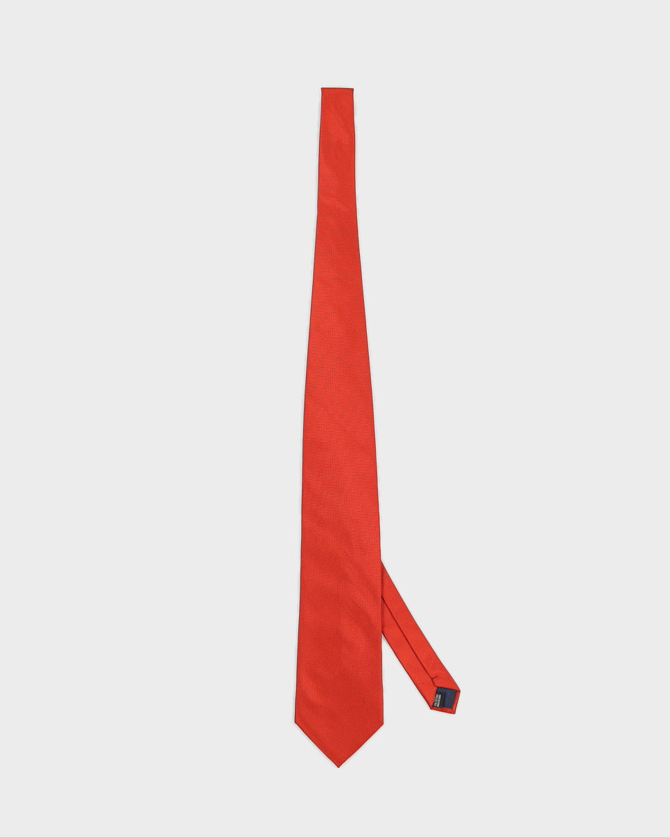 Vintage Men's Orange Gucci Tie