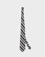 Vintage Men's Black and White Squares Pattern Gucci Tie