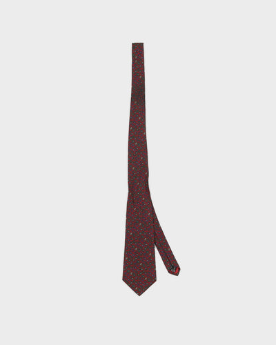 Vintage Men's Burgundy Paisley Liberty of London Tie