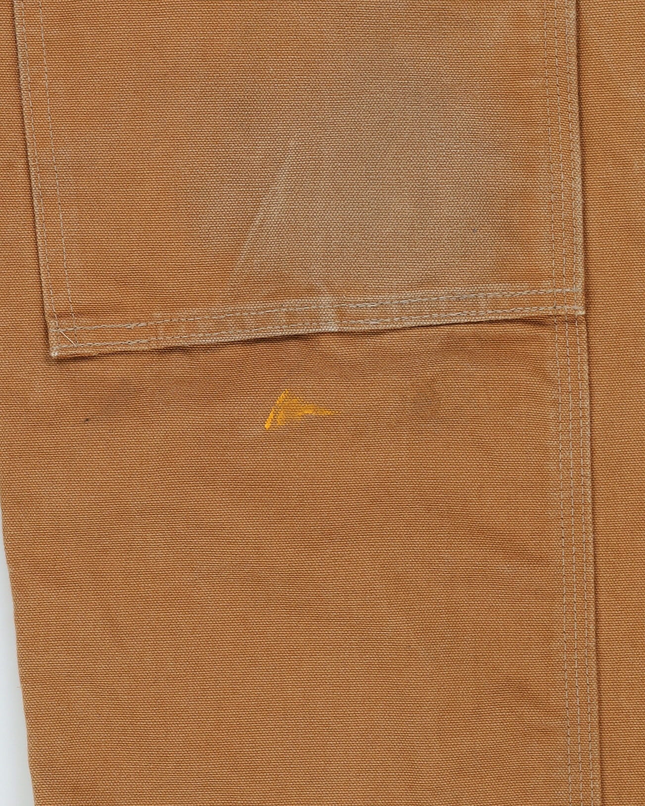 Vintage 90s Carhartt Beige Long Fit Double Knee Dungarees - W30 L28