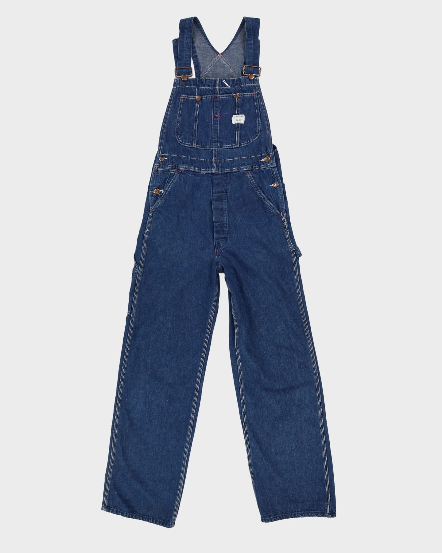 Vintage 80s Big Mac Blue Denim Dungarees - W30 L30