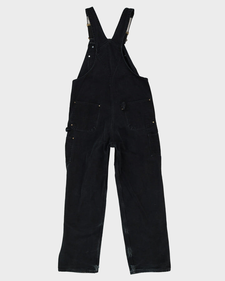 Vintage Carhartt Black Double Knee Dungarees - W38 L33
