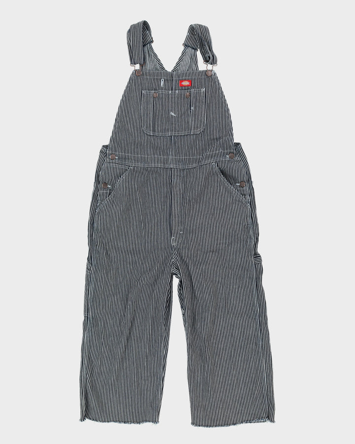 Dickies Striped Blue Dungarees - W36 L21