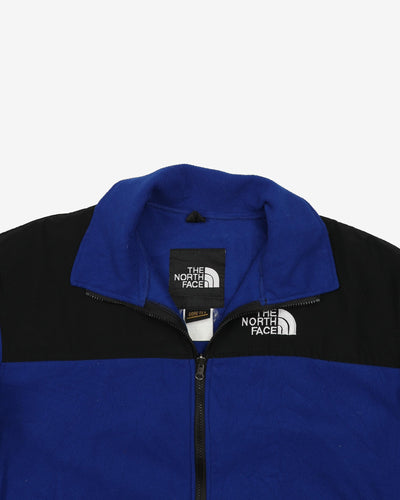 Vintage 90s The North Face Gore-Tex Blue / Black Fleece - XL