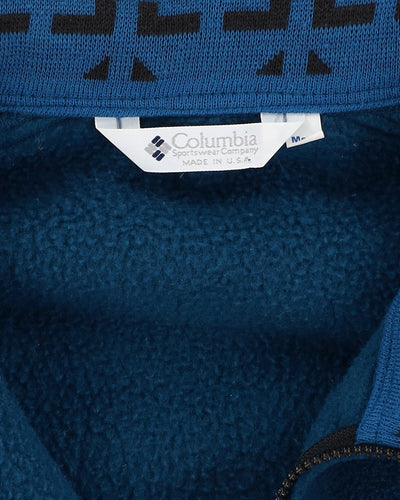 Vintage 90s Columbia Sportswear Blue Fleece - XL