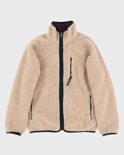 Vintage 90s Patagonia Off-White / Faded Pink Fleece - S