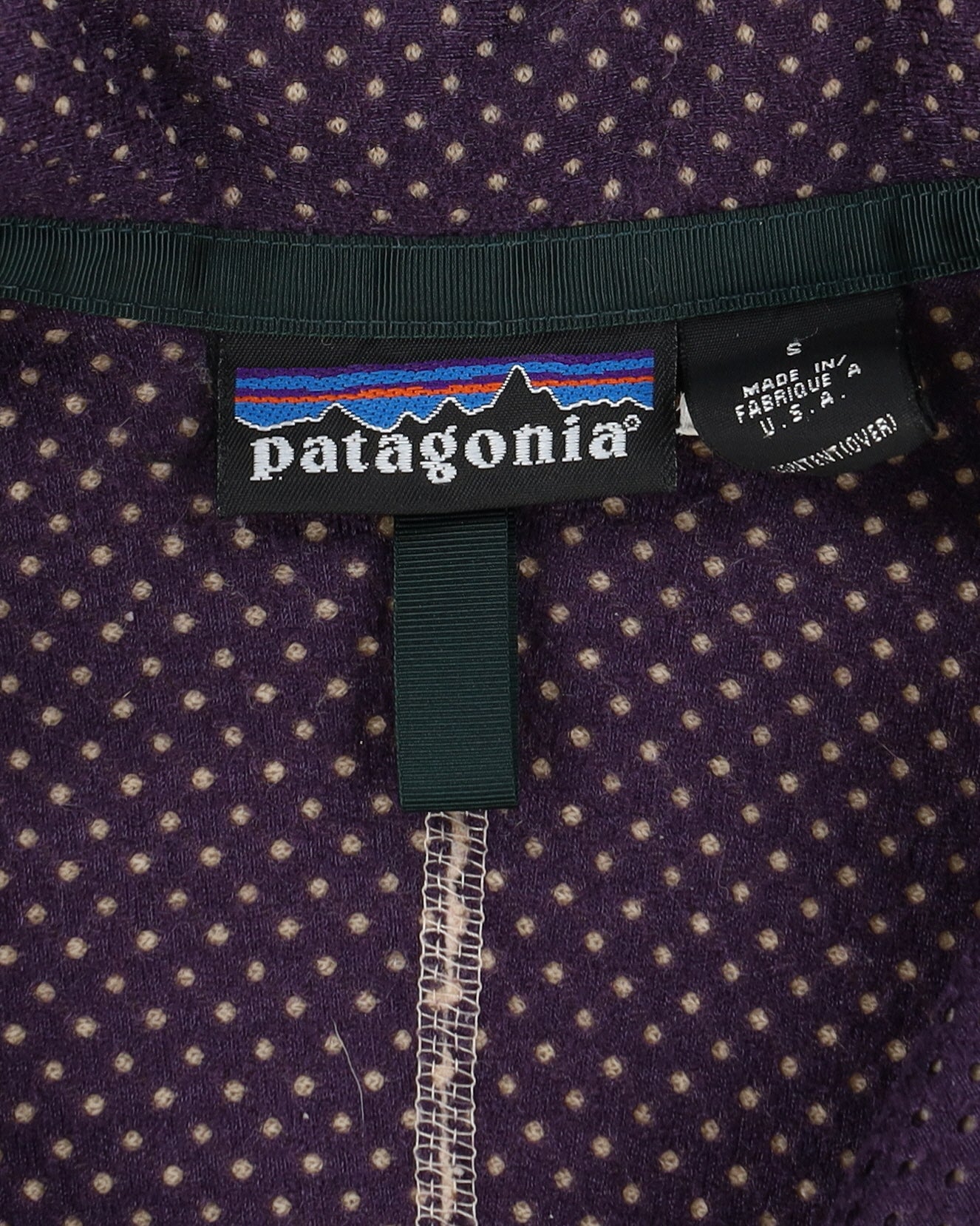 Vintage 90s Patagonia Off-White / Faded Pink Fleece - S