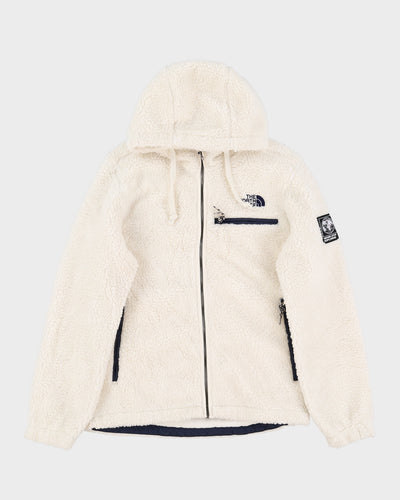 The North Face White / Navy Fleece - M