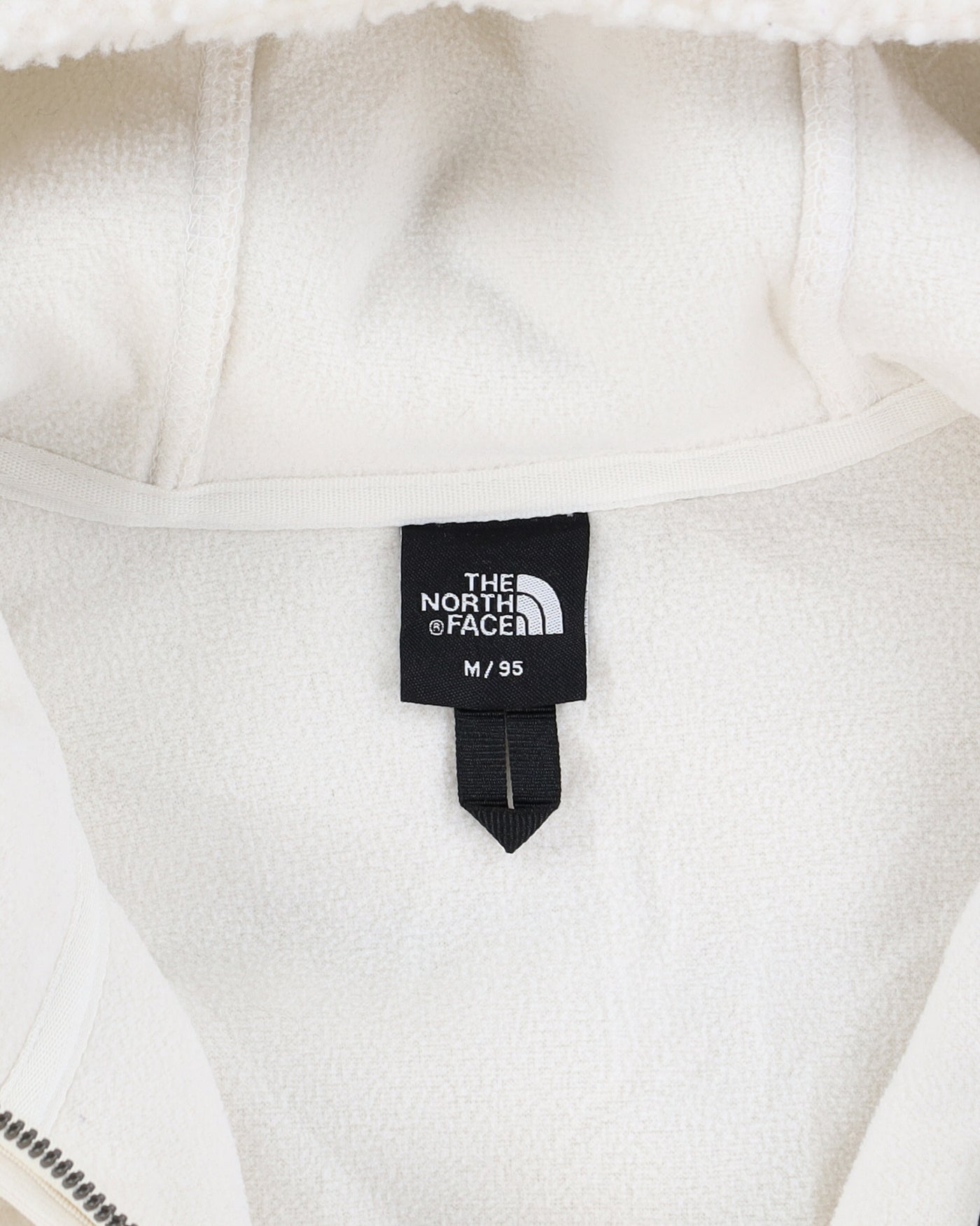 The North Face White / Navy Fleece - M