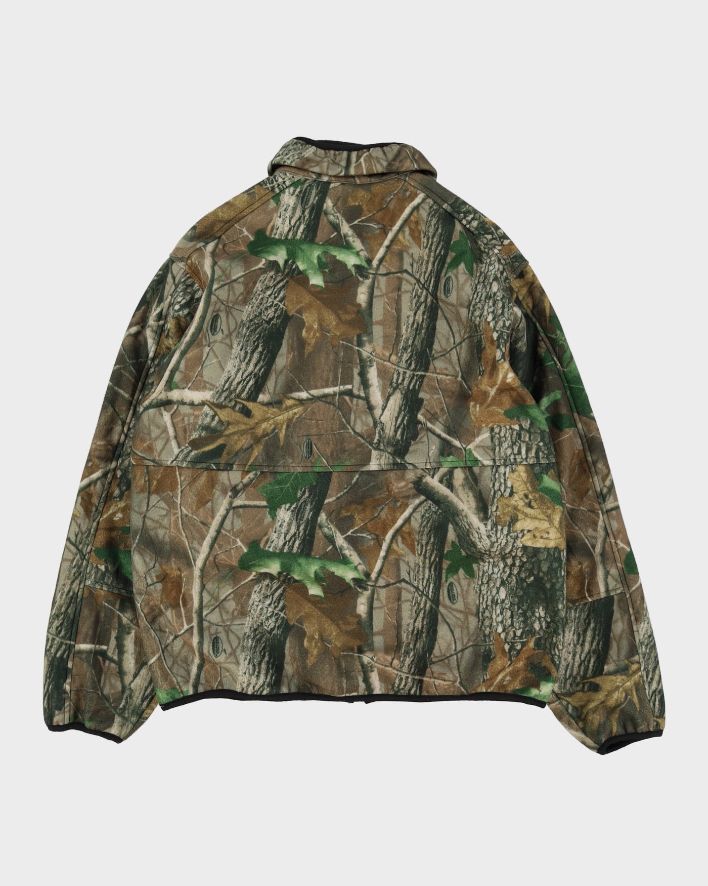 90s Woodland Camo All Over Print Fleece - XL