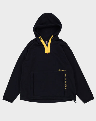 Chaps Ralph Lauren Navy Quarter-Zip Fleece - XL