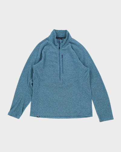 Adidas Blue Full-Zip Tech Fleece - L