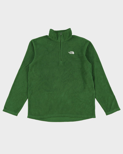 The North Face Green Full Zip Fleece - M