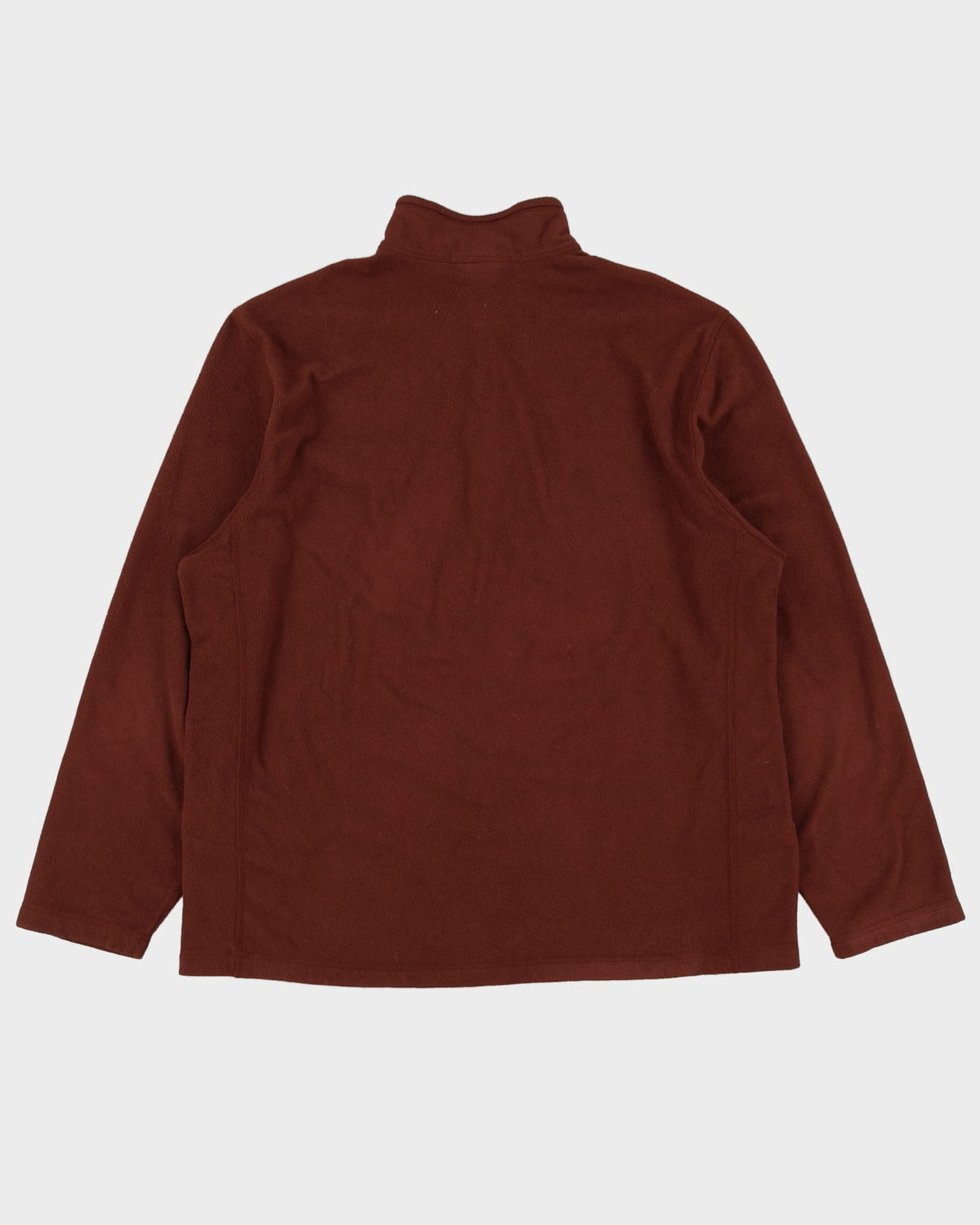 The North Face Brown Quarter-Zip Fleece - XL