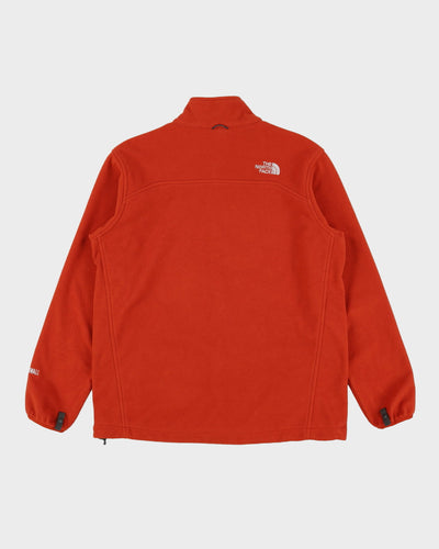 The North Face Orange Full-Zip Fleece - M
