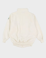 Vintage 90s Mountain Gear White Full-Zip Fleece - M