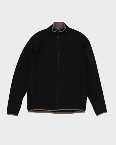 00s Arc'Teryx Black Full-Zip Fleece - M
