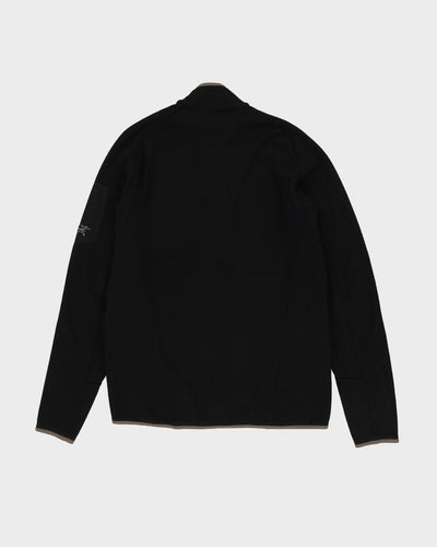 00s Arc'Teryx Black Full-Zip Fleece - M