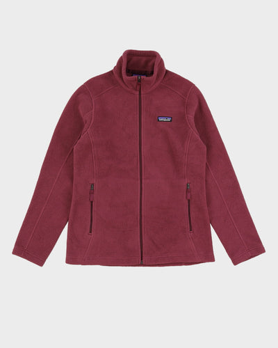 Patagonia Burgundy Full-Zip Fleece - M