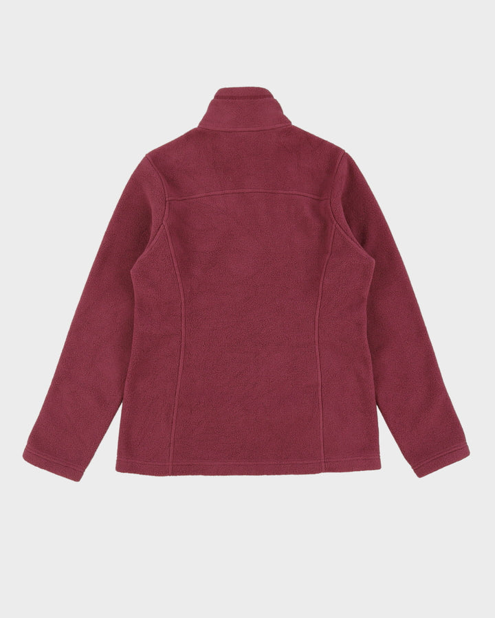 Patagonia Burgundy Full-Zip Fleece - M