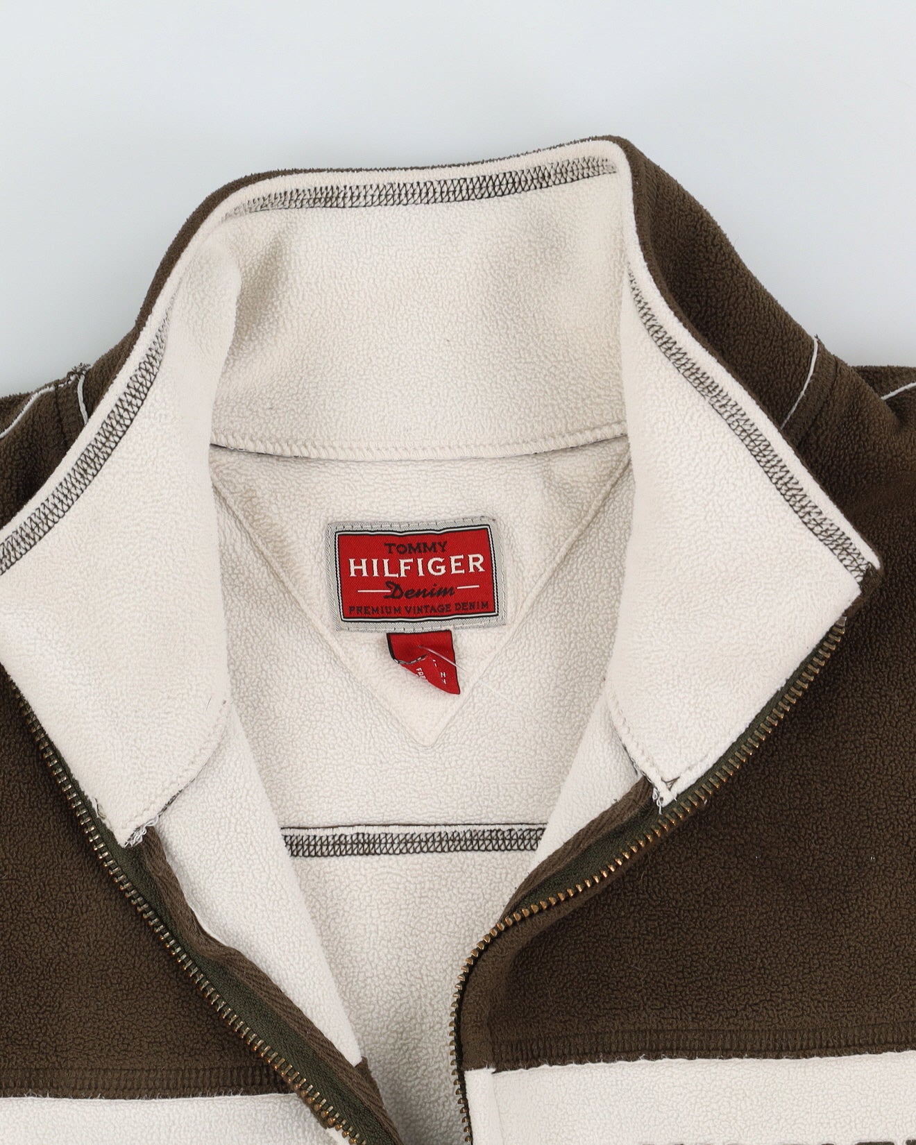 Men's Brown Tommy Hilfiger Jeans Fleece - L