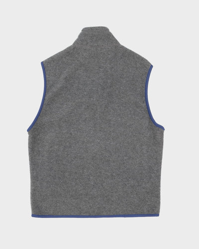 00s Patagonia Fleeced Grey Gilet - S