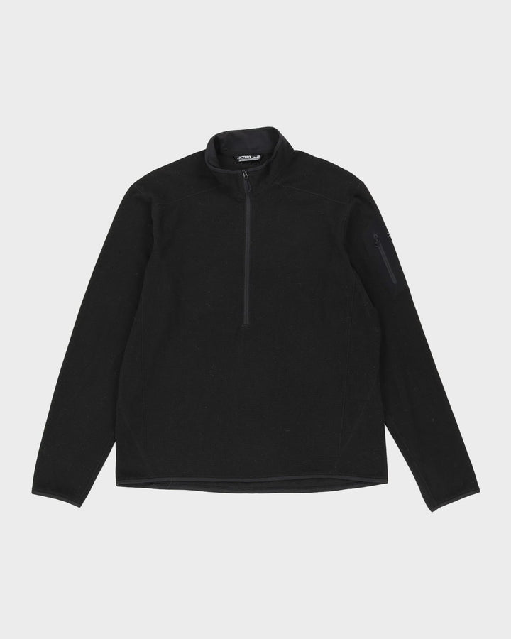 Arc'teryx Black Quarter Zip Fleece - L