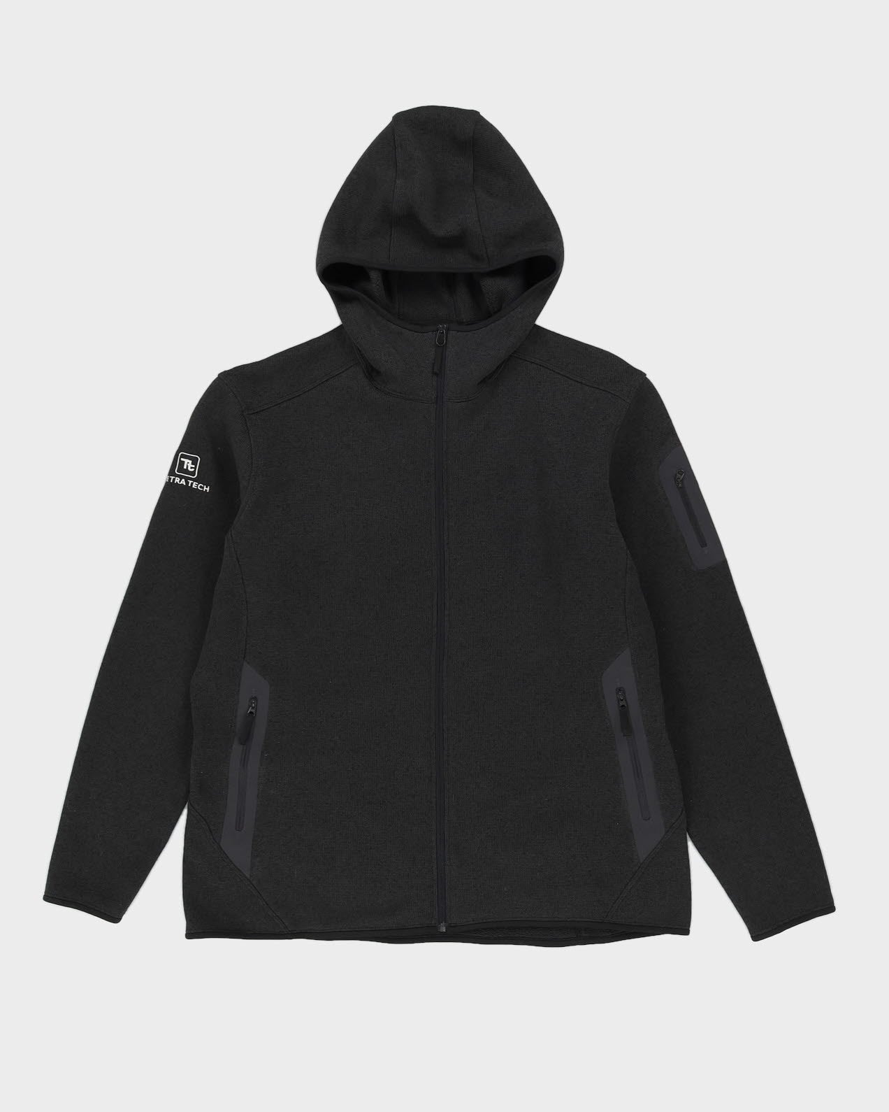 Arc'teryx Black Full-Zip Hooded Fleece - XL