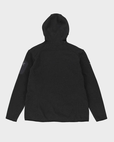 Arc'teryx Black Full-Zip Hooded Fleece - XL