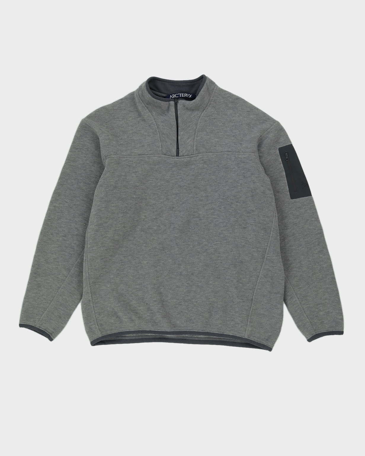 Arc'teryx Grey Quarter Zip Fleece - L