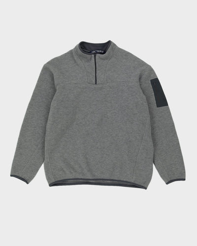Arc'teryx Grey Quarter Zip Fleece - L