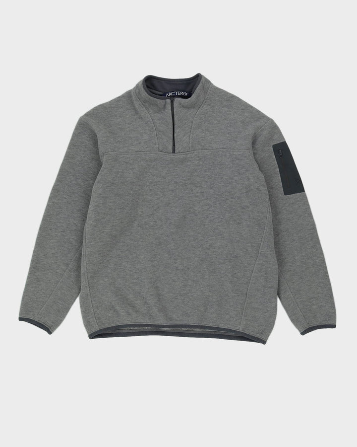 Arc'teryx Grey Quarter Zip Fleece - L