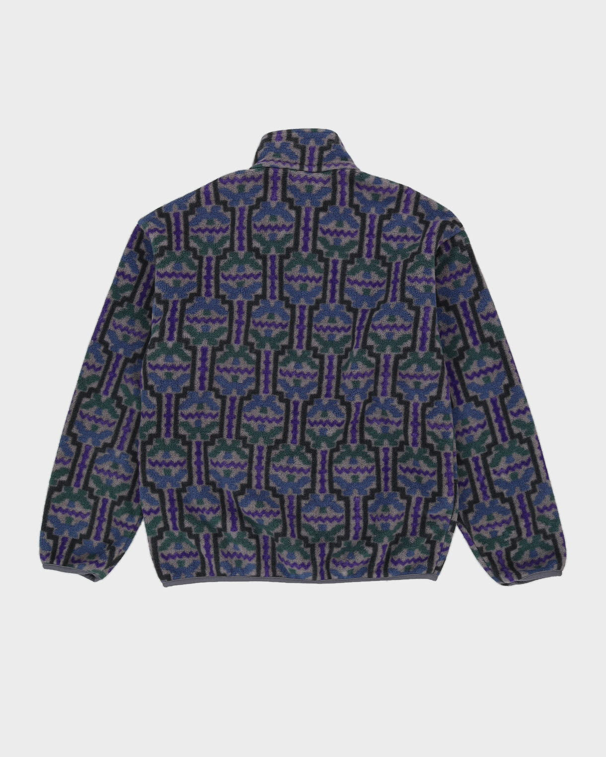 Vintage 90s Patagonia Graphic Quarter Zip Fleece - M