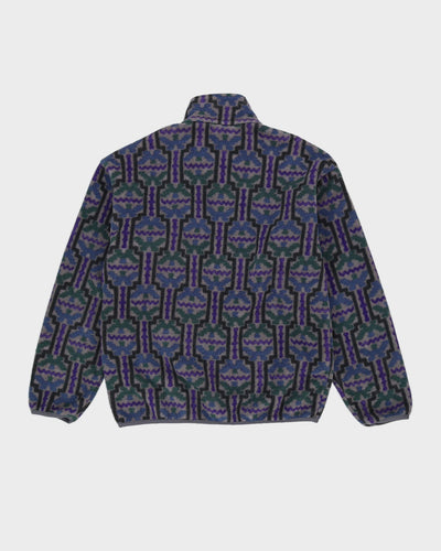 Vintage 90s Patagonia Graphic Quarter Zip Fleece - M