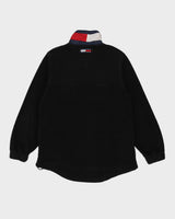 Tommy Hilfiger Black Quarter Zip Fleece - S